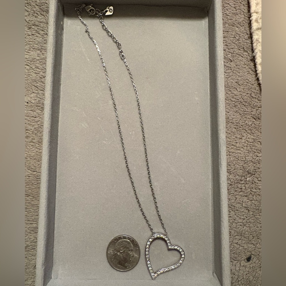 Swarovski crystal heart necklace